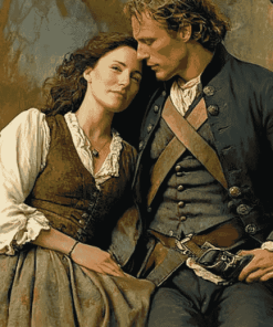 Outlander Claire & Jamie Fraser Diamond Painting