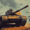 Panther Tanks Military Diamond Painting