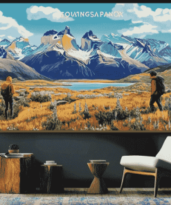 Patagonia Mountain Landscapes Diamond Painting