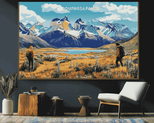 Patagonia Mountain Landscapes Diamond Painting