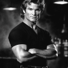 Patrick Swayze Black and White Diamond Painting