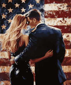 Patriotic Romance Diamond Painting