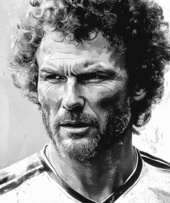 Paul Breitner Iconic Football Players Diamond Painting