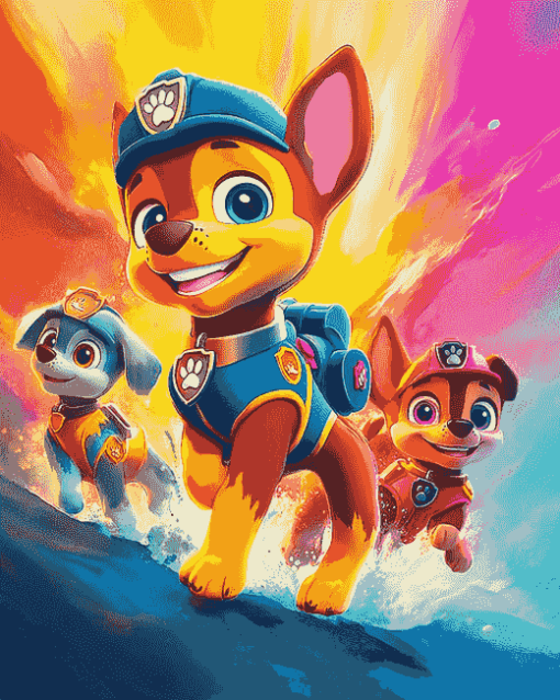 Paw Patrol Animation Diamond Painting