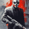 Payday 2 Game Characters Diamond Painting