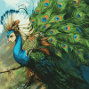 Peacock Fantasy Diamond Painting