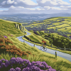 Peak District Cycling Adventure Diamond Painting