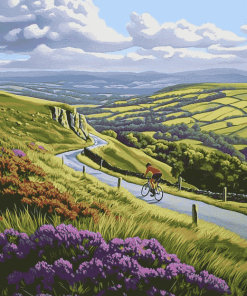 Peak District Cycling Adventure Diamond Painting