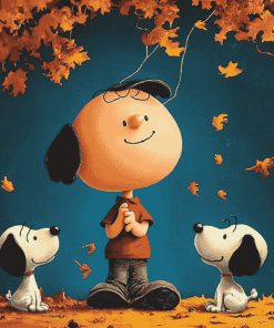 Peanuts Charlie Animation Diamond Painting