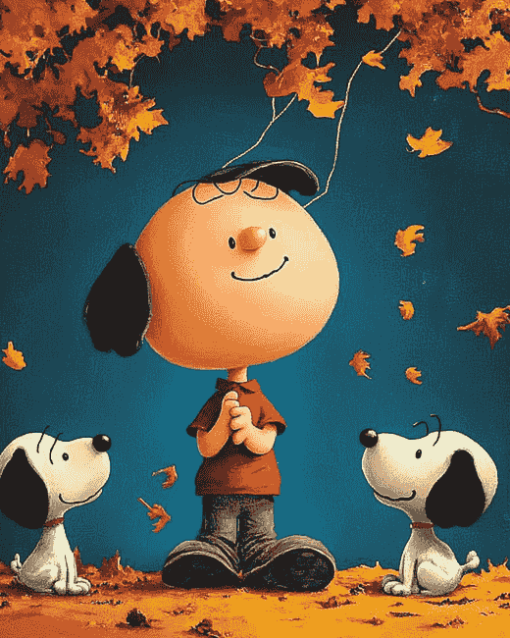 Peanuts Charlie Animation Diamond Painting