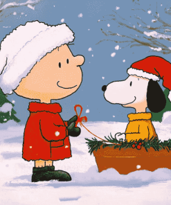 Peanuts Christmas with Charlie Brown Diamond Painting