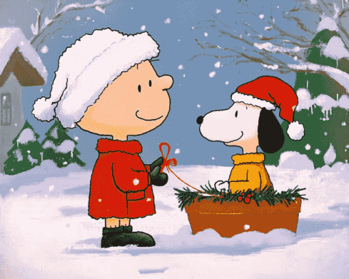 Peanuts Christmas with Charlie Brown Diamond Painting