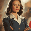 Peggy Carter Captain America Film Diamond Painting