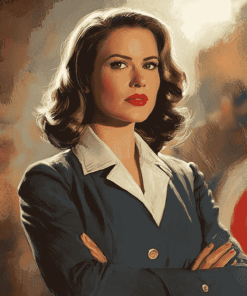 Peggy Carter Captain America Film Diamond Painting