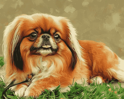 Pekingese Puppy Diamond Painting