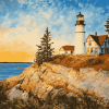 Pemaquid Point Lighthouse Diamond Painting