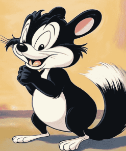 Pepe Le Pew Cartoon Diamond Painting