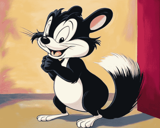 Pepe Le Pew Cartoon Diamond Painting