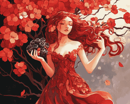 Persephone Fantasy Animation Diamond Painting