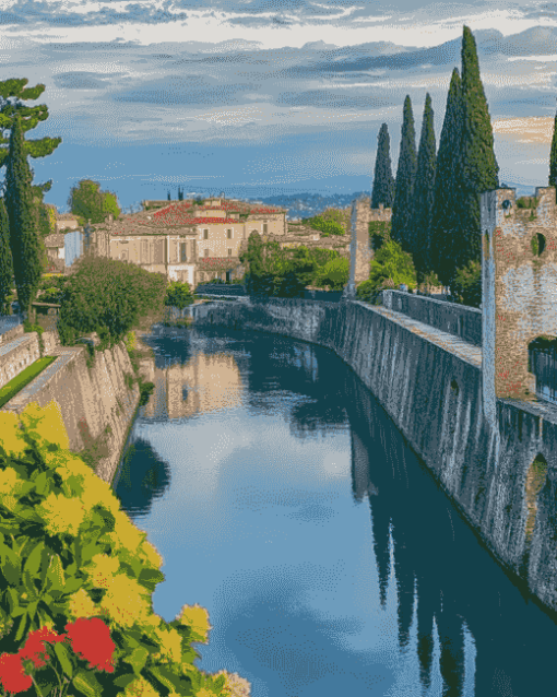 Peschiera Scenic Views Diamond Painting