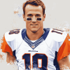 Peyton Manning Football Icon Diamond Painting