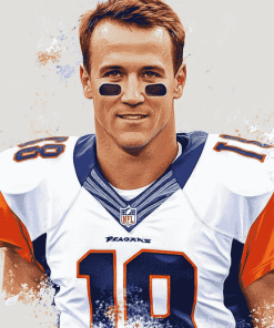 Peyton Manning Football Icon Diamond Painting