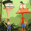 Phineas And Ferb Animation Characters Diamond Painting