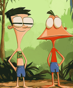 Phineas And Ferb Animation Characters Diamond Painting