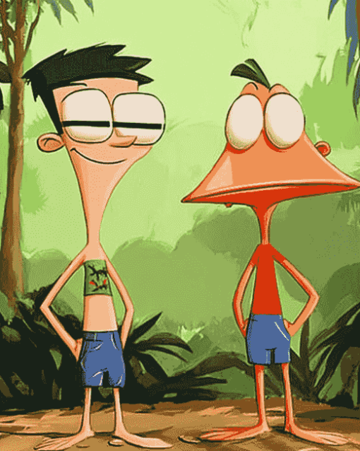 Phineas And Ferb Animation Characters Diamond Painting