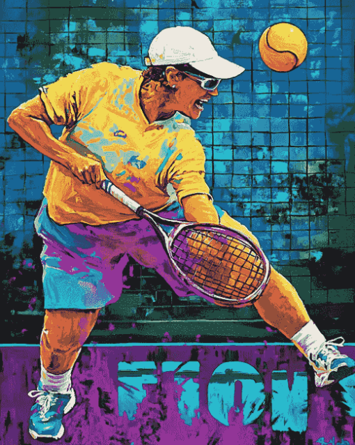 Pickleball Sports Theme Diamond Painting