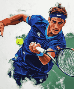 Pierre Hugues Herbert Tennis Diamond Painting