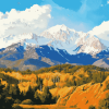 Pikes Peak Colorado Landscapes Diamond Painting