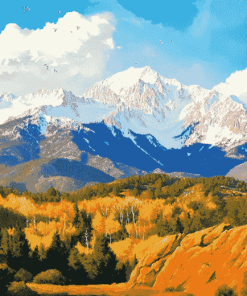 Pikes Peak Colorado Landscapes Diamond Painting