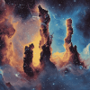 Pillars Of Creation Galaxy Diamond Painting