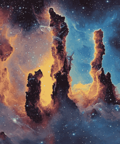 Pillars Of Creation Galaxy Diamond Painting