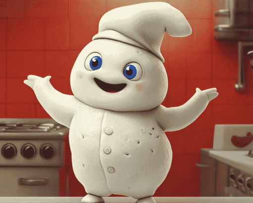 Pillsbury Doughboy Animation Diamond Painting