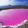 Pink Lake Retba Scenic Diamond Painting