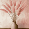 Pink Pampas in Vase Diamond Painting