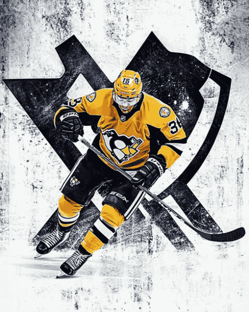 Pittsburgh Penguins Ice Hockey Diamond Painting