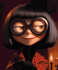 Pixar Edna Mode Characters Diamond Painting