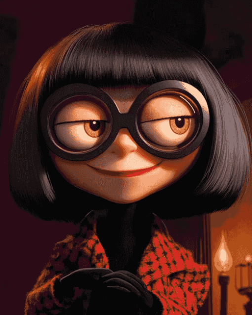 Pixar Edna Mode Characters Diamond Painting