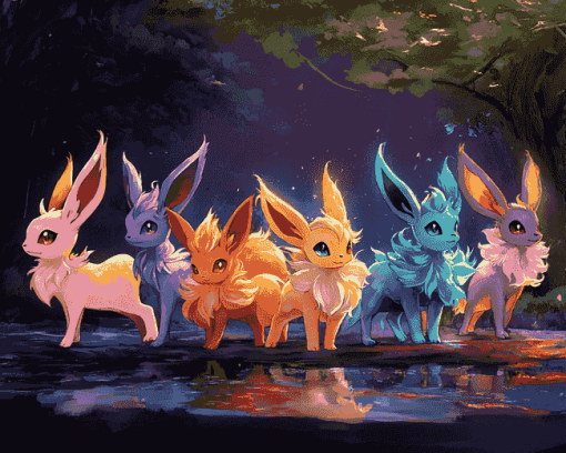 Pokemon Go Character Diamond Painting