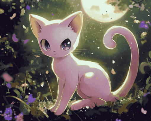 Pokemon Mew Diamond Painting