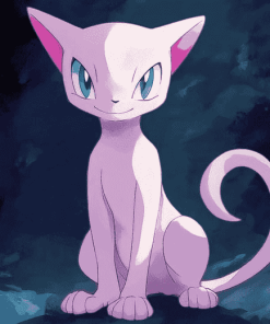 Pokemon Mew Diamond Painting