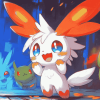 Pokemon Scorbunny Diamond Painting