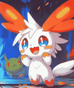 Pokemon Scorbunny Diamond Painting