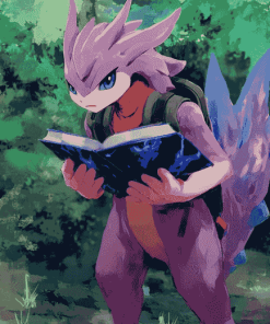 Pokemon Violet Anime Diamond Painting