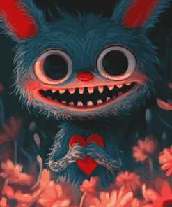 Poppy Playtime Game Character Diamond Painting