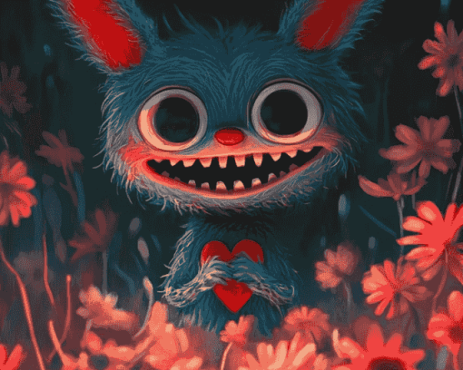 Poppy Playtime Game Character Diamond Painting