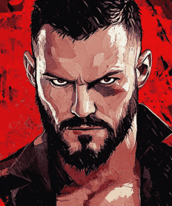 Popular Finn Balor Wrestler Diamond Painting